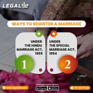 Ways to register a marriage